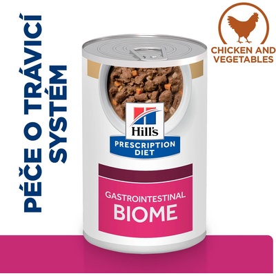 Hill's Prescription Diet Gl Biome Stew Starostlivosť o zažívaní konzerva pre psov 354 g