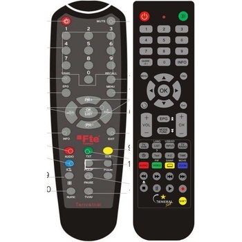 GENERAL FTE MAXIMAL MAX-T115 HD - съвместимо дистанционно управление на марката General (MAX-T115 HD)