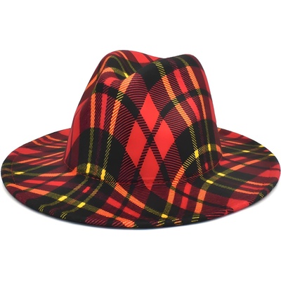 HARAHU Шапка ch-22234 - Червена / Черна kp22234 (ch-22234)