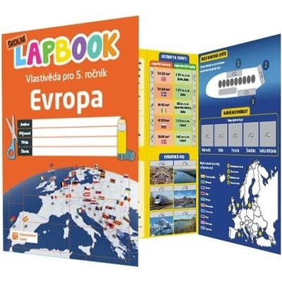 Školní lapbook - Vlastivěda pro 5. ročník - Evropa