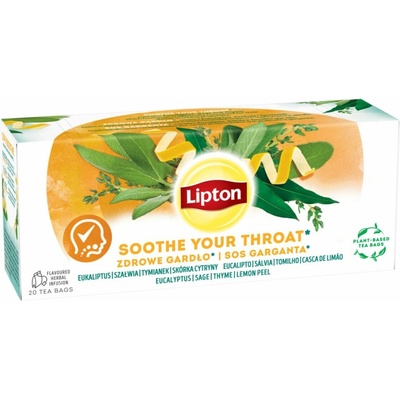 Lipton uľava pre hrdlo 20 x 1,3 g
