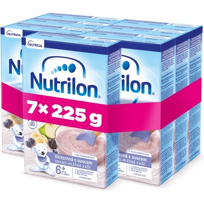 Nutrilon Pronutra mliečna Vícezrnná s ovocem 7 x 225 g