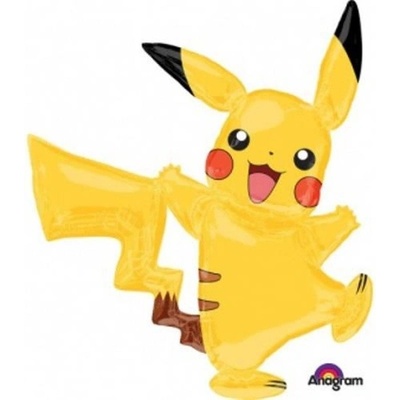 Amscan Balónik fóliový Pikachu 132 x 139 cm