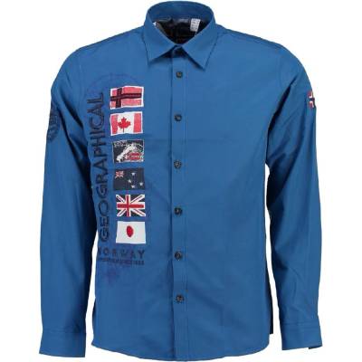 Geographical Norway košeľa pánska Zerabati LS 100 modrá