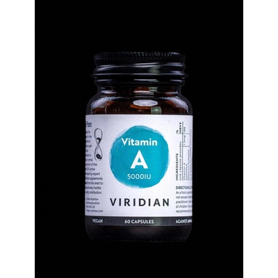 Viridian Vitamin A 5000IU 60 kapslí