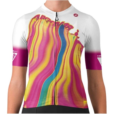 Castelli Дамска фланелка с къс ръкав за колоездене Castelli Women's Espresso Jersey Cycling jersey - Danni - размер XS (156-2719-0111)