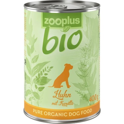 zooplus Икономична опаковка zooplus Bio Adult 12 x 400 г - микс: био пилешко, био пуешко