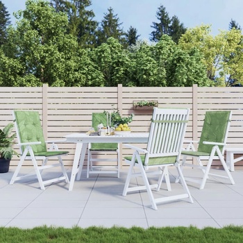 Image 1 of vidaXL Възглавници за столове с висока облегалка 4 бр на листа текстил (361266)