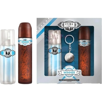 Cuba Winner Cuba Winner EDT 100 ml + Cuba Winner voda po holení 100 ml + Cuba prívesok
