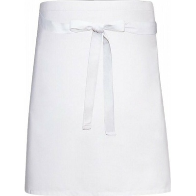Link Kitchen Wear Pekařská lehčí zástěra délka pkolena 240 g/m Bílá X997