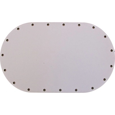 sololak bílý ovál 18x11cm s otvory 22B1811V – Sleviste.cz