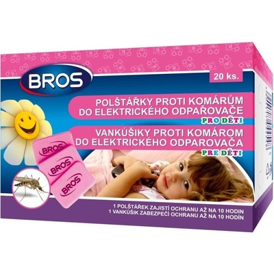 Bros Kids Polštářky proti komárům do elektrického odpařovače pro děti 20ks 371