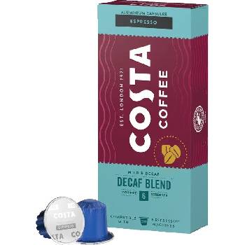 Costa Coffee Bezkofeinové Decaf Blend do Nespresso hliníkové kapsle 10 ks
