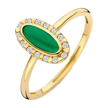 Blush Златен пръстен с ахат Blush 1266YGA (1266YGA)