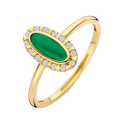 Blush Златен пръстен с ахат Blush 1266YGA (1266YGA)