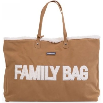 Childhome Чанта за принадлежности ChildHome - Family Bag, Suede-Look (CWFBMR)