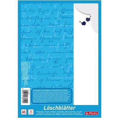 Hladký krepový papier Herlitz biely