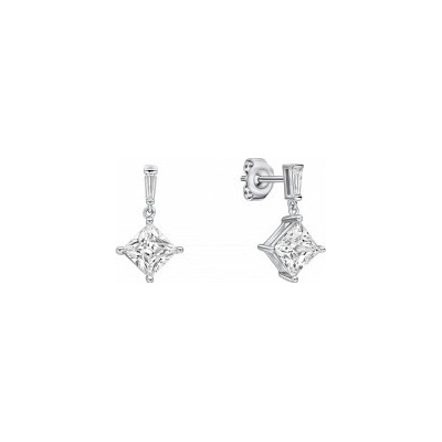 Diamonfire strieborné náušnice E6593