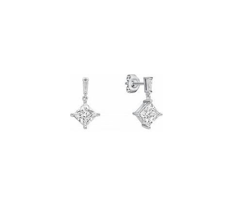 Diamonfire strieborné náušnice E6593