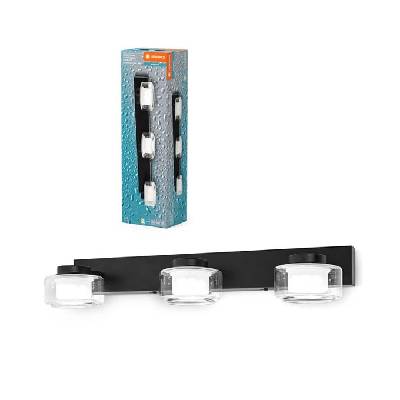 Аплик Ledvance Orbis Flame Click CCT IP44, за стена, 16.5W, 1050 lm, 4000K, черен