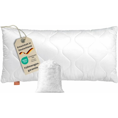 sleepling Komfort 100 polštář z mikrovlákna bílý 40x80