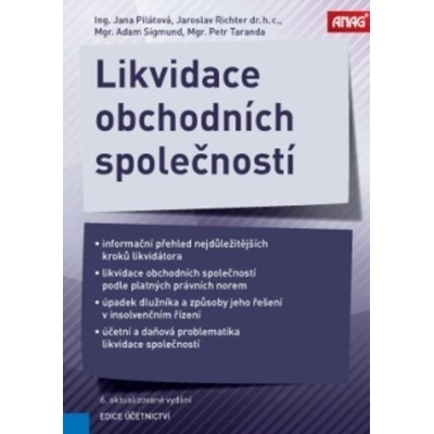 Likvidace obchodních společností 2017 - 6. aktualizované vydání