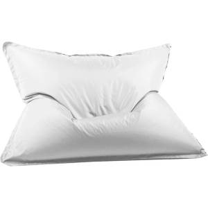 Pufrelax Пуф Голяма възглавница, 350л. , Magic Pillow - White, Перящ се калъф, За открито, EPS перли