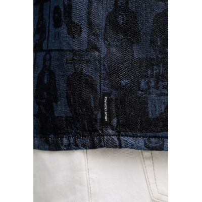 Giorgio Armani риза мъжка от деним (XM002809.AF24509)