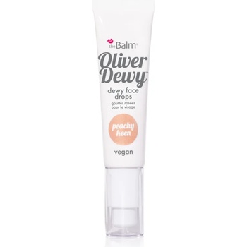 theBalm Oliver Dewy Face Drops течен хайлайтър цвят Peachy Keen 28ml