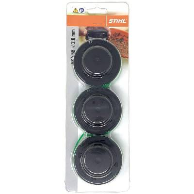 STIHL Cívka se strunou 2,0 mm pro aku vyžínače FSA 56, FSA 57 A FSE 52 (3 ks) PLOTY Sklad9 10-300 (lesní a zahradní technika | Křovinořezy | Příslušenství a řezné nástroje | Strunové žací hlavy | Cívk