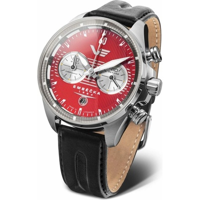 Vostok Europe 6S21/325A492 čierny kožený remienok