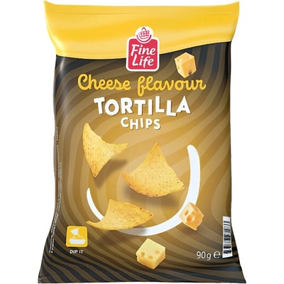 Fine Life Tortilla Chips sýrové 90 g