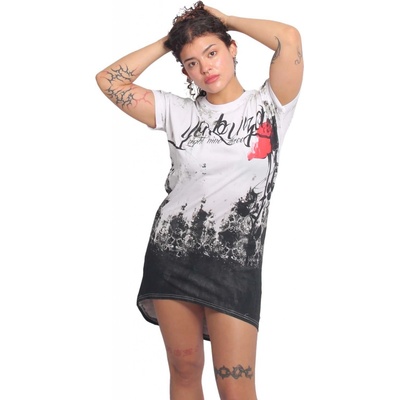 Yakuza Curtain Urban Dámské Šaty Bílé GKB26120WHT