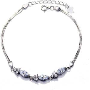 Silenti Jewelry Сребърна гривна "Същественост