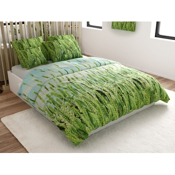 Textilomanie obliečky z mikrovlákna POSANA zelené 2x70x80 160x200