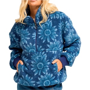 Billabong Дамски поларен пуловер Billabong Women's Time Off Fleece jumper - True Navy - размер XL (105-7571-0315)