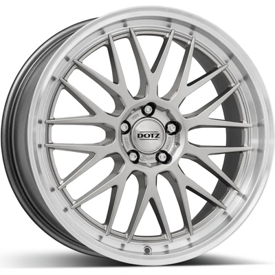 DOTZ Bilbao 8.5x19 5x120 ET18 blaze silver polished