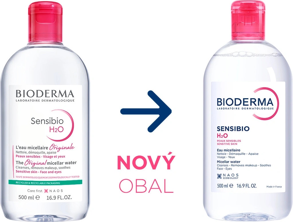 Bioderma Sensibio H2O micelárna voda 500 ml od 9,5 € - Heureka.sk