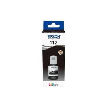 Epson Мастило в бутилка Epson 112 EcoTank Pigment - BLACK, C13T06C14A
