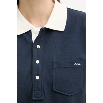 APC A. p. c. тениска с яка дамска от памук (cogwz.f26587)
