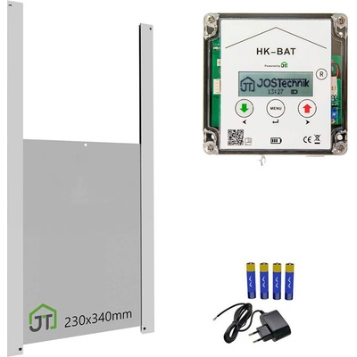 Bravson Automatické otváranie kurníka JOSTechnik HK-Bat 23x34 D
