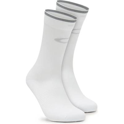 Oakley Мъжки чорапи за колоездене Oakley Cadence Socks 2.0 Cycling socks - White - размер 39-41 (EU) (207-1221-0212)