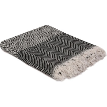 Mijolnir Черно/бежово покривало за легло 170x210 cm Etnik - Mijolnir (372VDN1135)