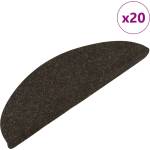 vidaXL Самозалепващи стелки за стълби, 20 бр, антрацит, 56x17x3 см (3365899)