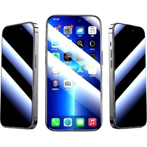 JOYROOM Закалено стъкло Joyroom Knight 2.5D TG за iPhone 14 Pro, Със затъмняване, Черно-прозрачно (6956116716974)