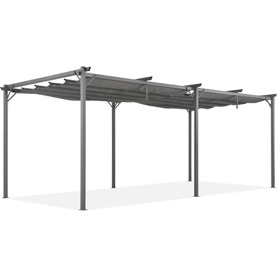 Garden Point La Palma 3 x 6 m Antracitová pergola na terasu