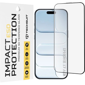 Techsuit Протектор за iPhone 17 Air - ESD Glass - черен