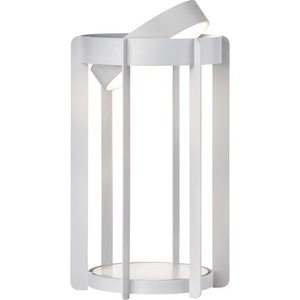 Zone Фенер за свещ СВЕТУЛКА 30 cm, LED, фин сив, алуминий, Зона Дания (ZO32314)