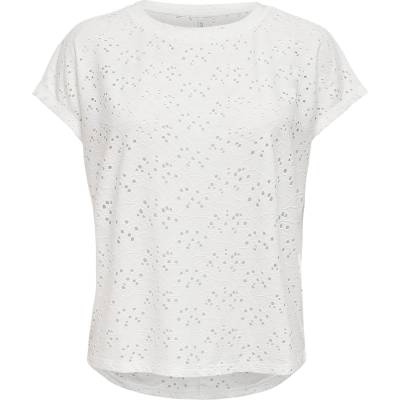 ONLY Тениска 'Milla' бяло, размер XL