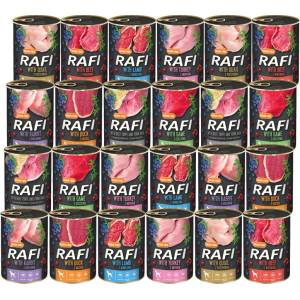 RAFI Predator Dog Pack консерви за кучета с различен вкус - 19.2кг